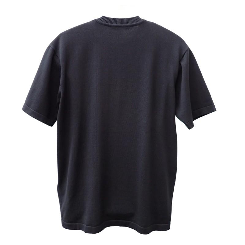 LOUIS VUITTON  L Short sleeve T-shirt black cotton mens