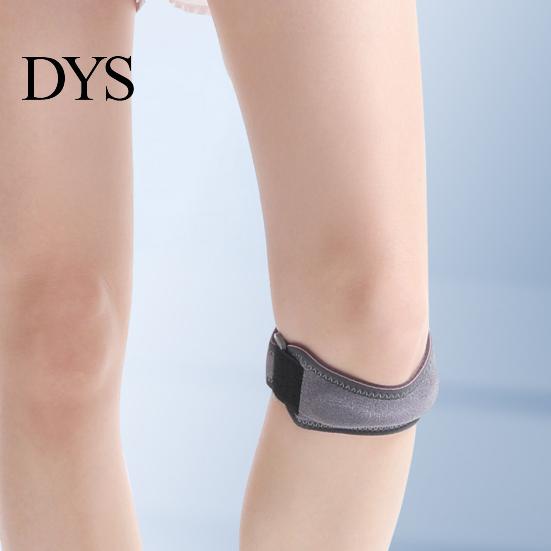 Breathable Knee Pads Patellar Tendon Support Strap with Silicone Pad, Cycling Running Fitness Sports Athletic Sleeve Brace, Adjustable Pain