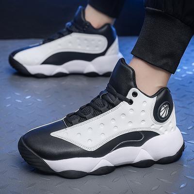 Herrenschuhe große lässige Sportschuhe High-Top-Basketballschuhe College-Studenten neue rutschfeste, stoßdämpfende Kampfstiefel