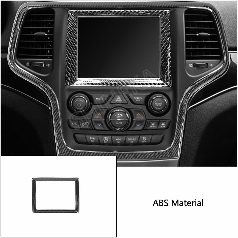 SHINEKA Carbon Fiber Stickers For Jeep Grand Cherokee Car Interior Decoration Cover Accessories For Jeep Grand Cherokee