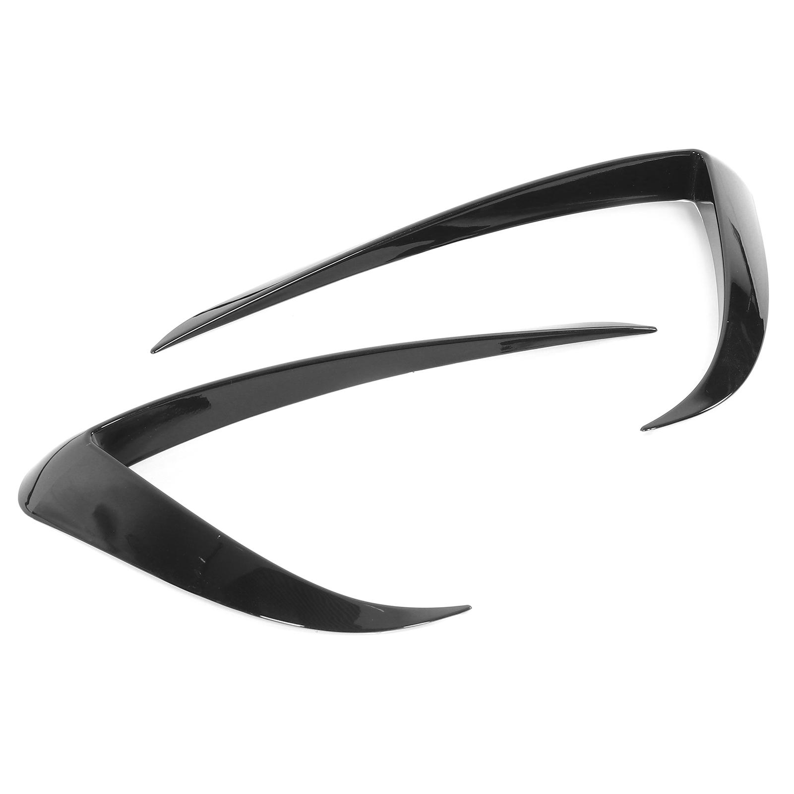 

2pcs Fog Lamp Eyebrow Trim Foglight Eyelid Cover Replacement for Tesla Model 3 2018 2021