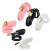 SENSABOX Men's Sexy Mini Chastity Lock Device With Keys Sexy Erogenous Stimulation Silicone Soft Flexible Flirting Accessories For Men's Pleasure
