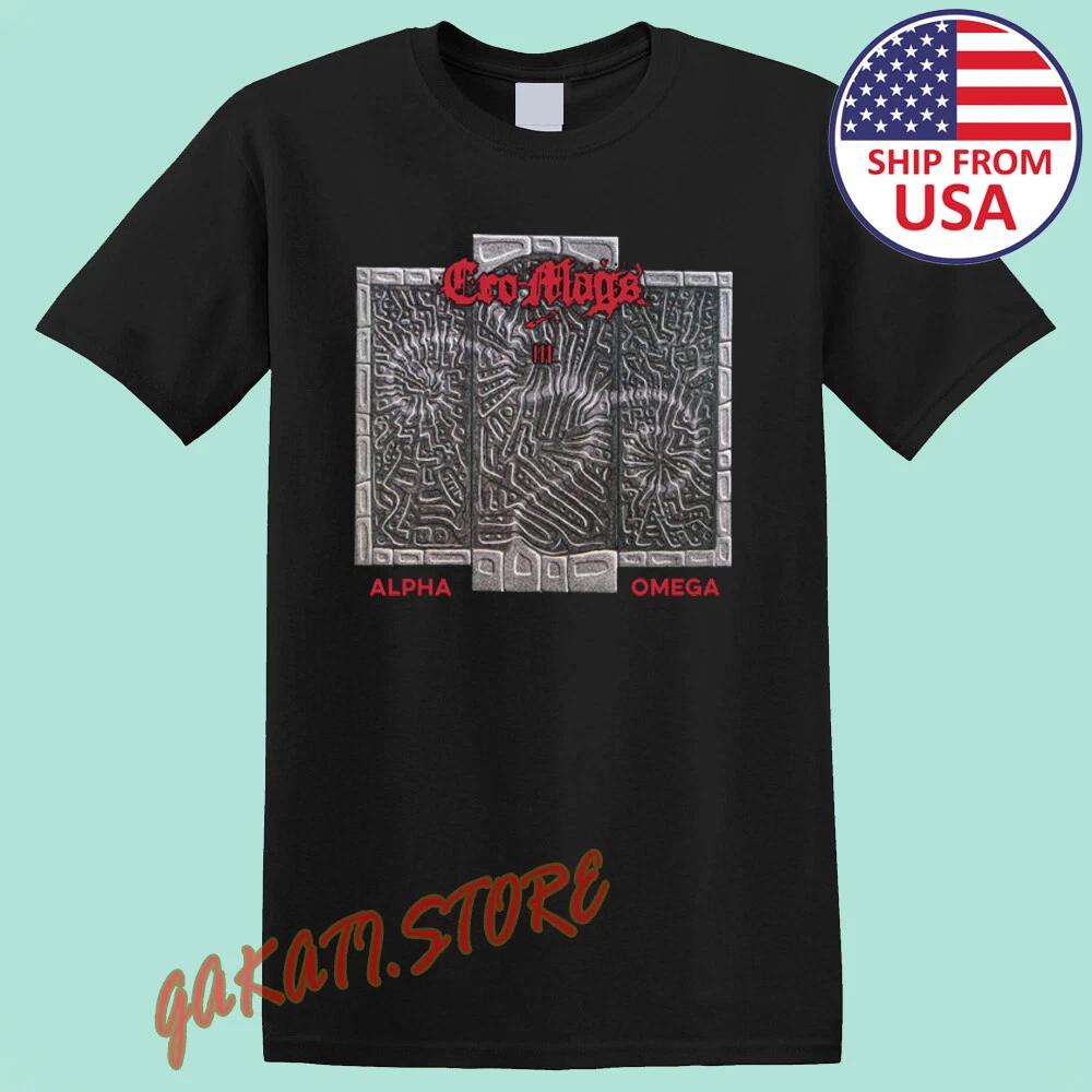 Cro-Mags Alpha Omega Men s Black Size S-5XL 3XL