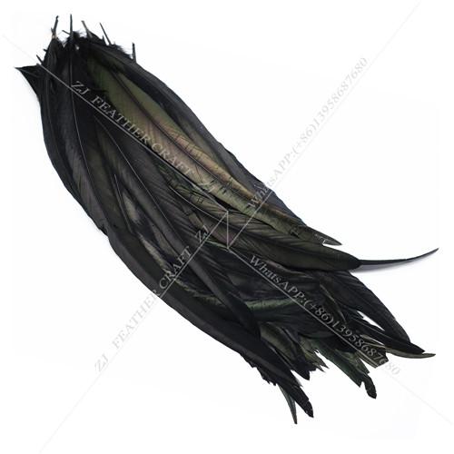 100 Stück 25-45 cm Naturgefärbte Hahnenfedern Karneval Hühnerfeder Federbusch Für DIY Handwerk/Kleid/ Partydekoration