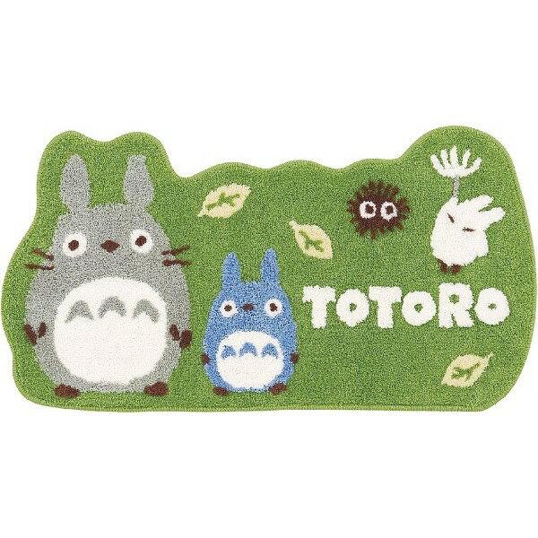Accent Mat Totoro Wind Play Approximately 4790cm Green Senko Ghibli Desk Non-slip Interior Living Room Bedroom Childrens Entrance Cute Character Life