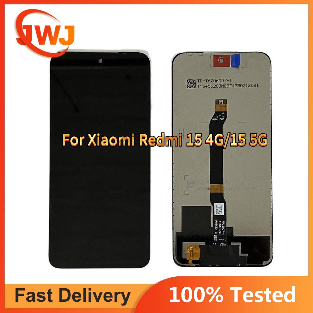LCD Screen and Digitizer Full Assembly For Redmi 15 4G Redmi 15 5G