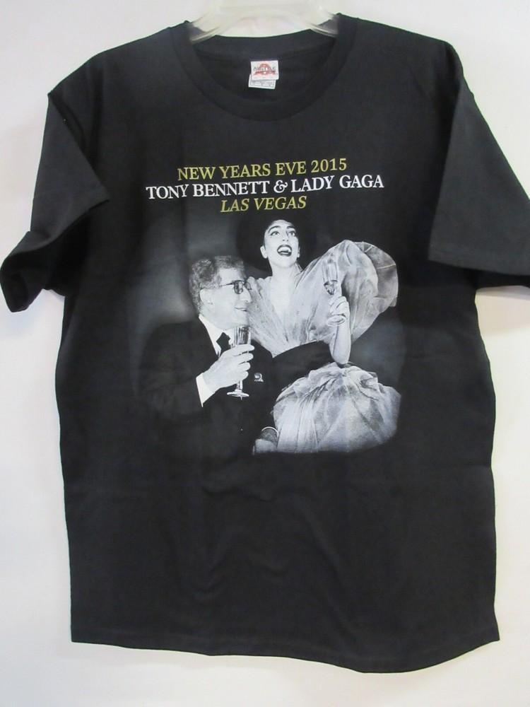 

TONY BENNET & LADY GAGA OFFICIAL MERCH BAND CONCERT MUSIC LARGE Unisex T-Shirt XXXXL