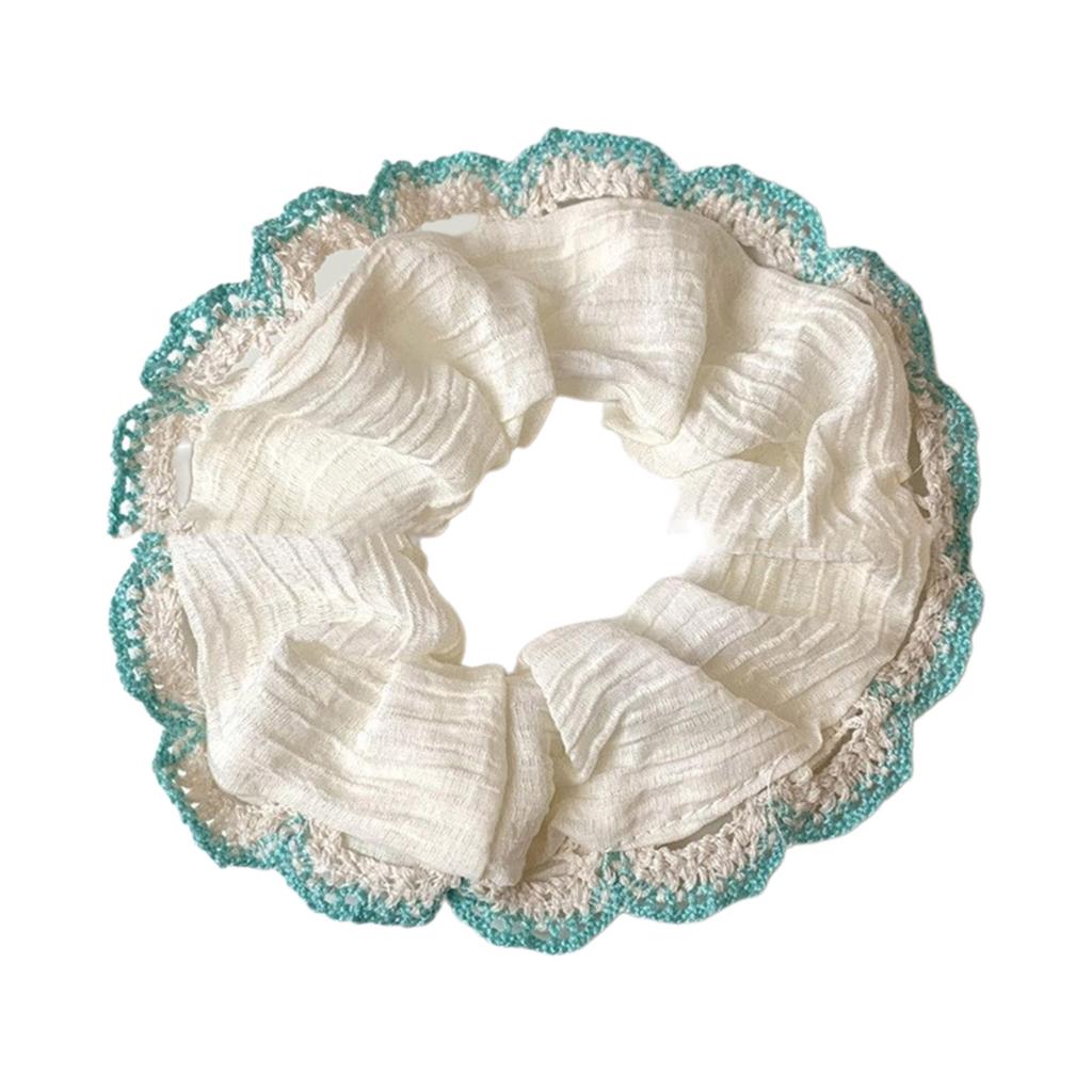 Spitzen-Haargummis für Damen Hochsteckfrisur Haar-Elastikband Haarband Ästhetisches Haargummi Haargummi mit Schleife Zopf-Haarhalter