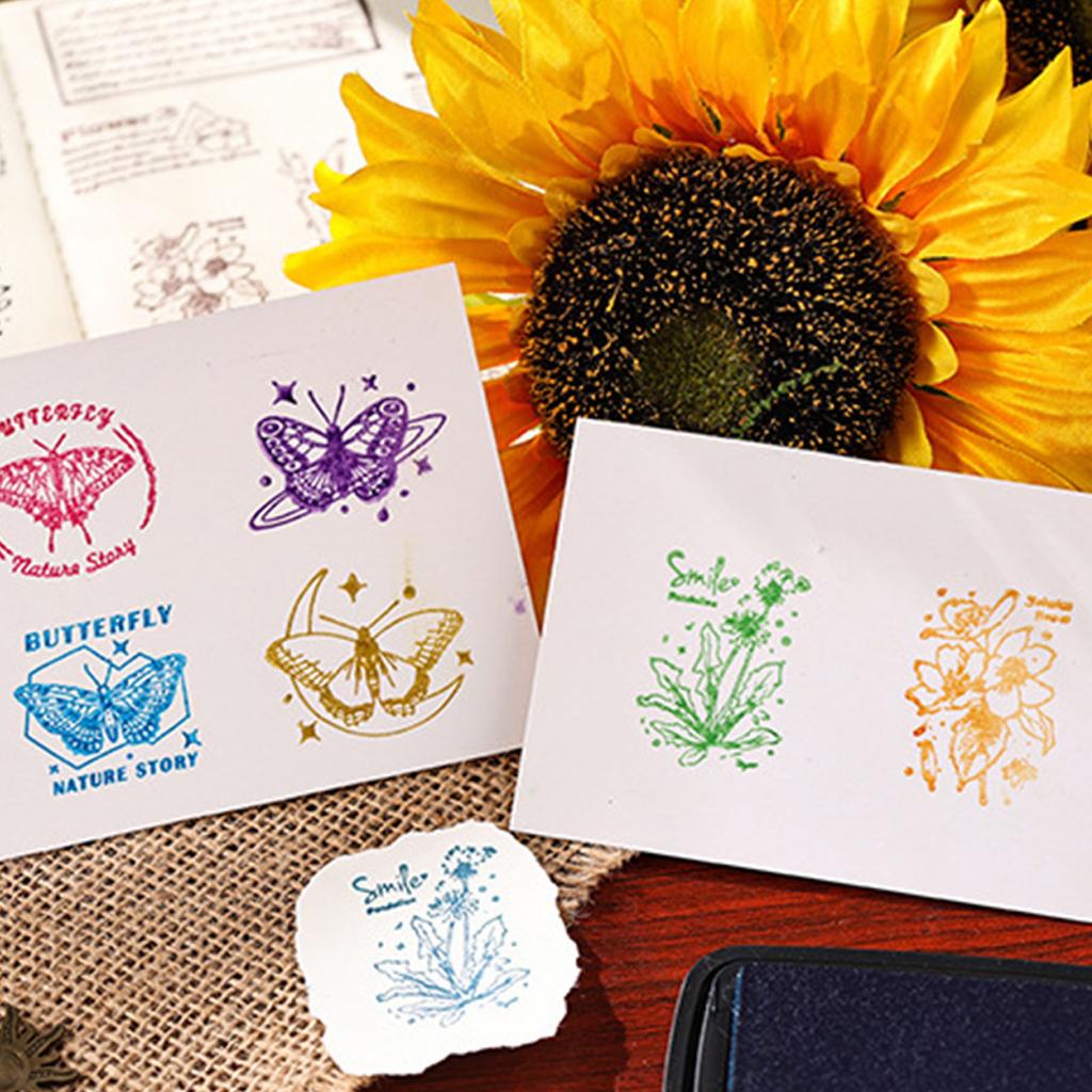 Almohadilla de Tinta Color Surtido para Journaling y Scrapbooking Color de Tinta Tradicional Almohadilla de Tinta a Base de Aceite Almohadilla de Tinta Artesanal Lavable