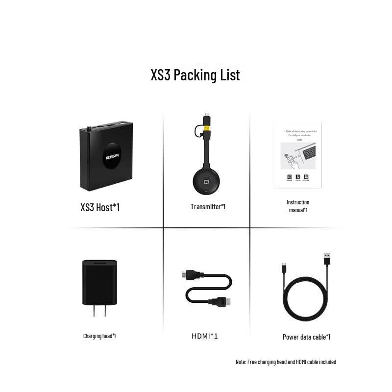 BOEGAM XS3 Wireless Screen Projector (CN Version)