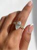 925 Sterling Silver Classic Elegant Lace Marquise Zircon Ring For Women Engagement Wedding Luxury High Quality Fine Jewelry