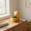 Garden Decor Cat-Shaped Planter Pot Ornaments Cacti Plant Pot Cute Succulents Pot  Desk
