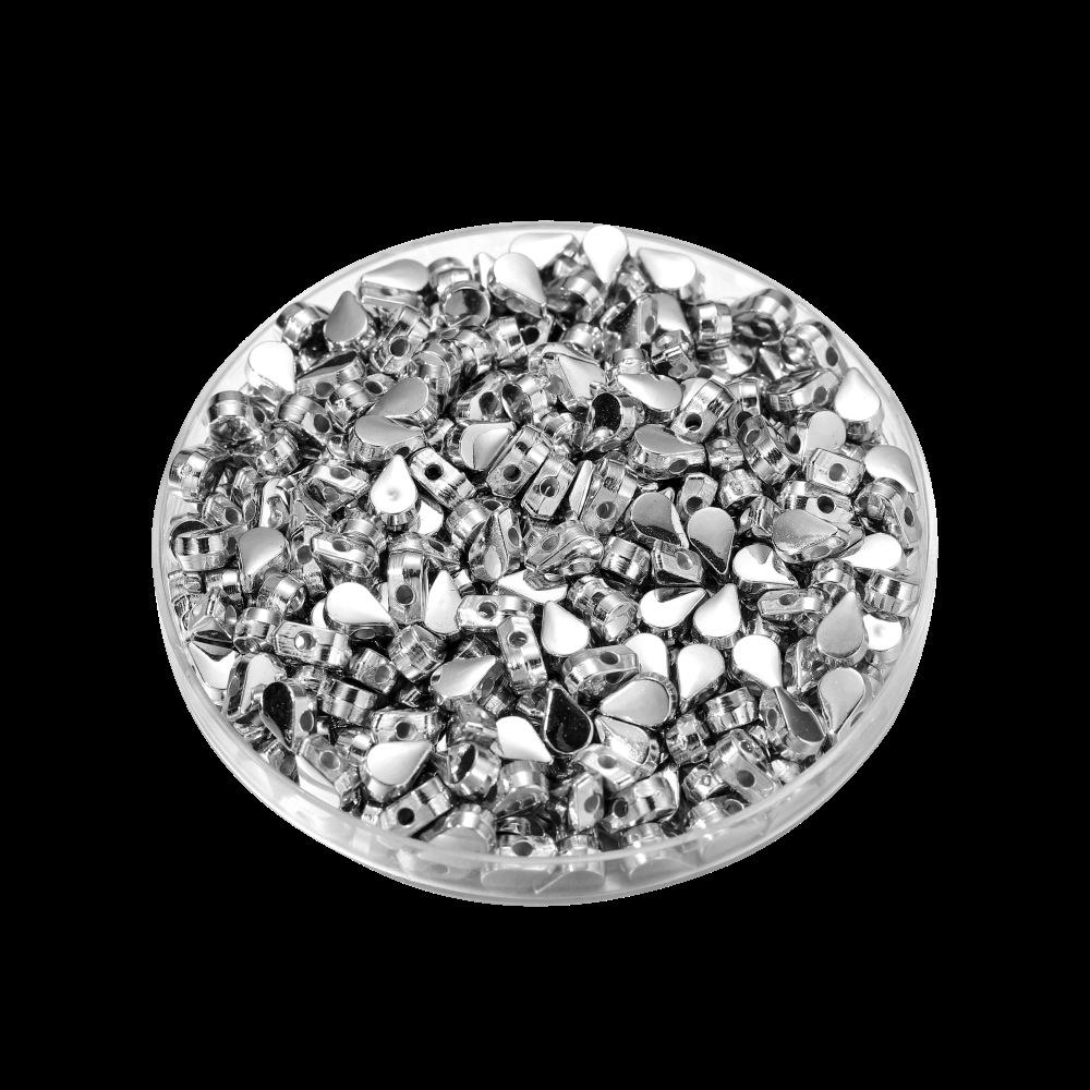Electroplated CCB Metal Heart, Butterfly, and Clover Spacer Beads for Bracelets.