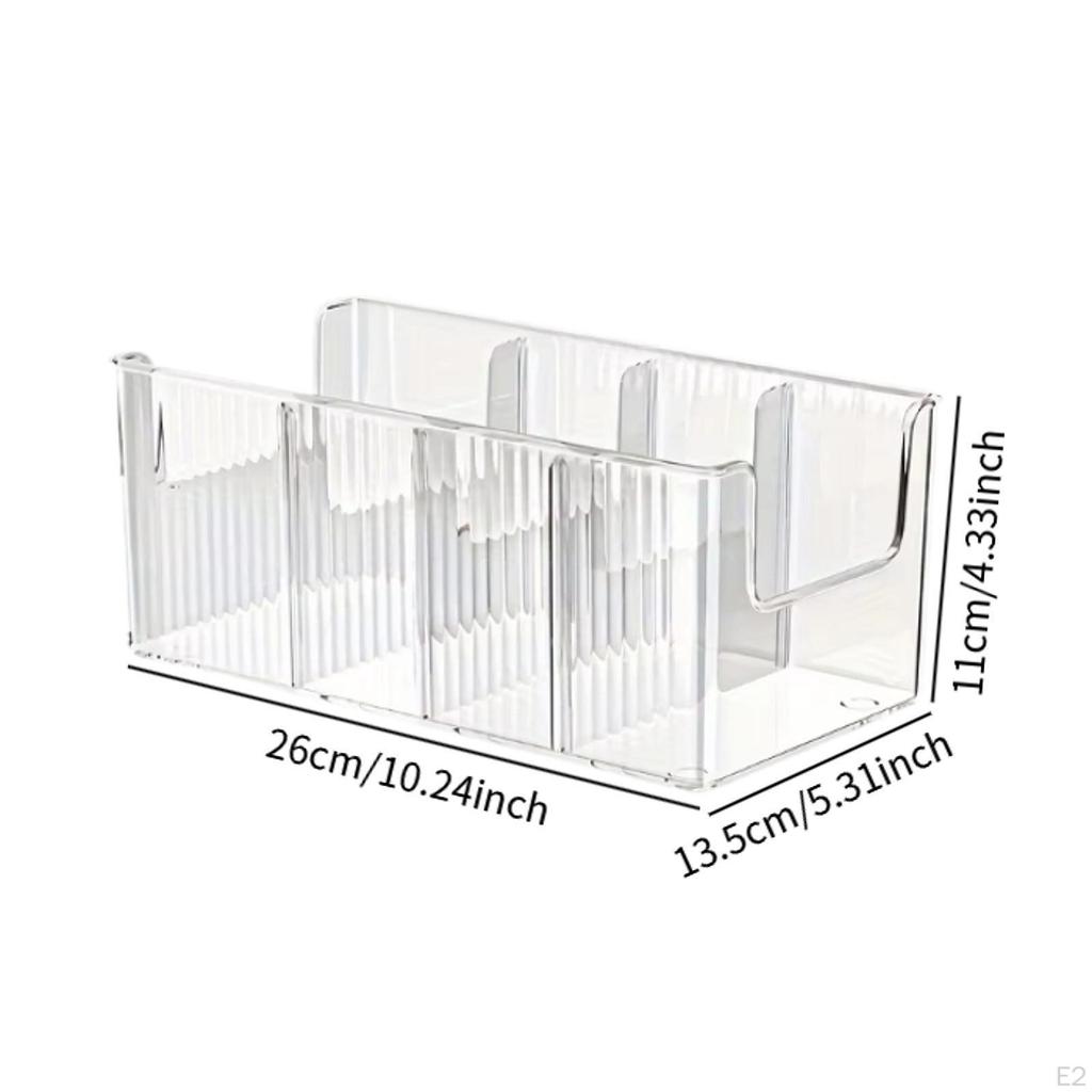 Spice Rack for Cabinet Display Shelf Organization with Compartment Versatile Seasoning Organizer