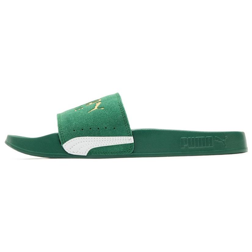 

Puma Leadcat 2.0 Suede Classic Slide Sandals Unisex Footwear Green 384872-10 42