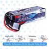 SIGP 6S 22.2V LiPo 5000mAh 80C Soft Pack for RC Helicopter Airplane FPV Drone Quadcopter Racing Hobby