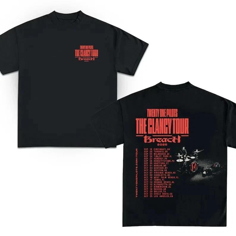 Twenty One Pilots T-Shirt, Breach Tour 2026 Graphic T-Shirt 2026 XL