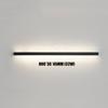 Nordic Long Strip Study Bedside LED Wall Lamp Without Main Lamp Living Room TV Background Wall Grille Lamp Creative Aisle Light