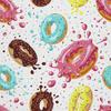 Outdoor Dekostoffe Oxford - Motiv Bunte Donuts I Dx200