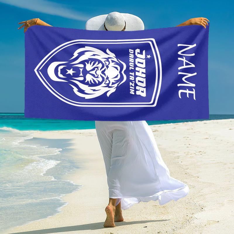 Personalized Portugal's National Emblem Beach Towel Microfiber Beach Towel Thin Absorbent for Beach Swimming Yoga Bath Sports. 0910170