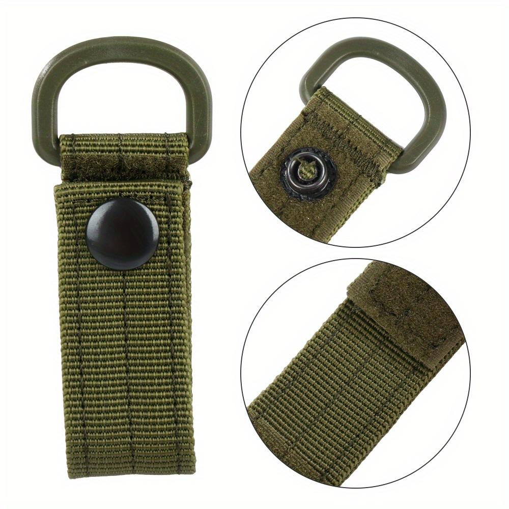 Versatile Nylon Webbing Outdoor Buckle, Portable Hanging Strap Clips for Belts And Keychains, Ideal for Outdoor Sports Gear