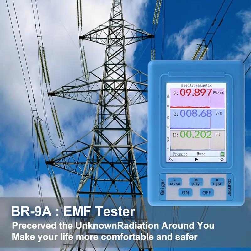 Portable Electromagnetic Radiation Detector EMF Meter Professional High Accuracy Radiation Dosimeter Monitor Tester