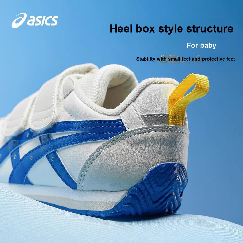 Asics Cotla Comfortable Versatile Non-Slip Low-Top Kids Casual Shoes Kids Casual Shoes White Blue 1144A425-101