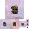Unique Geometric Letter Badge Brooches Stylish Creative Enamel Pin Accessories Gift For All