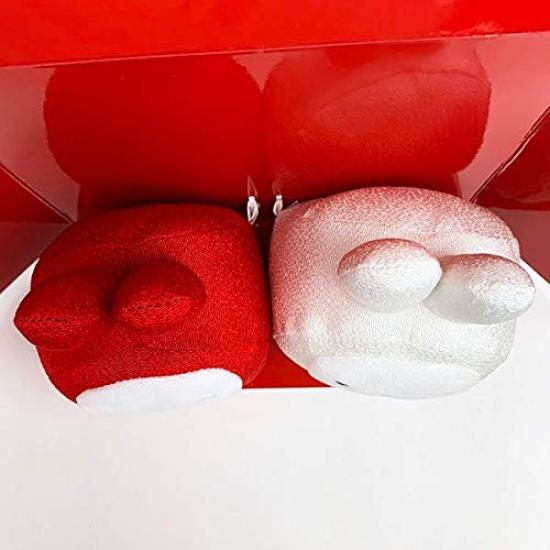 Sekiguchi Dick Bruna Miffy Miffy Lucky Daruma Red and White Set Plush Toy