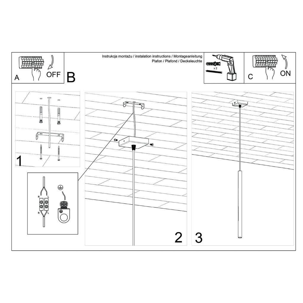 Lampa Wisząca Nox 1 G9 Ochra Czerwona Lumilo 15.279.24