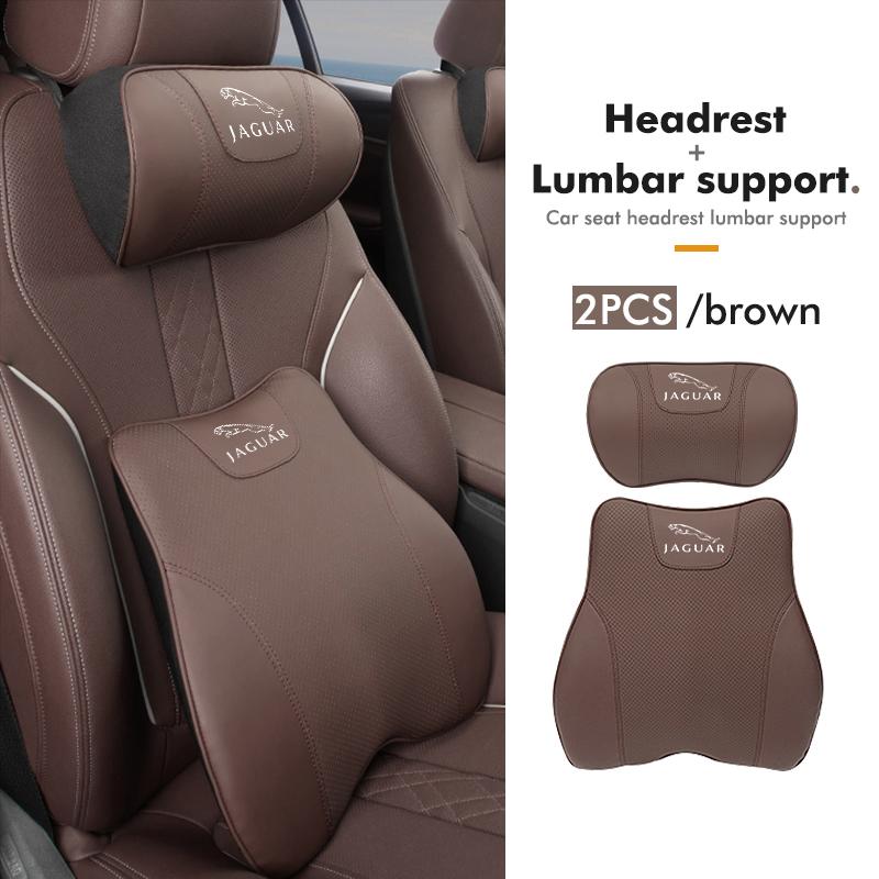 For Jaguar New Car Headrest Neck Support Protect Pillow Pad Lumbar Support Pillows XF XJ XFR XKR S-Type F-Type X-Type F-Pace LL79