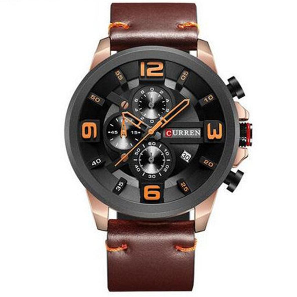Men's Waterproof Luminous Running Alarm Clock Watch