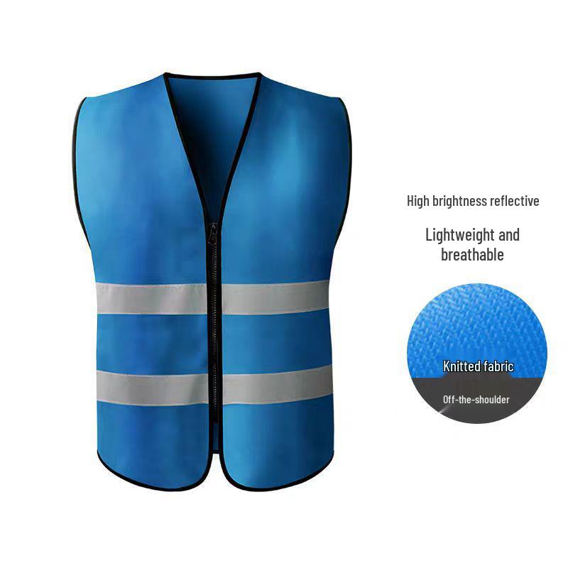 Multi-Pocket Reflective Vest for Drivers, Sanitation, Traffic, Cycling & Construction
