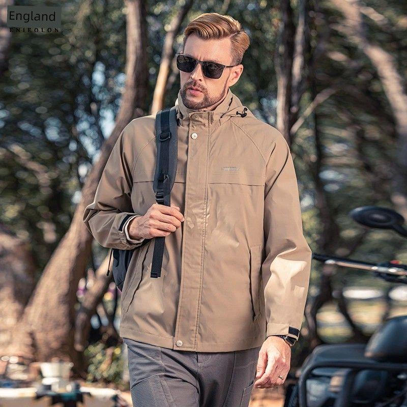 Injall Windproof Waterproof Hooded Outdoor Shell Jacket