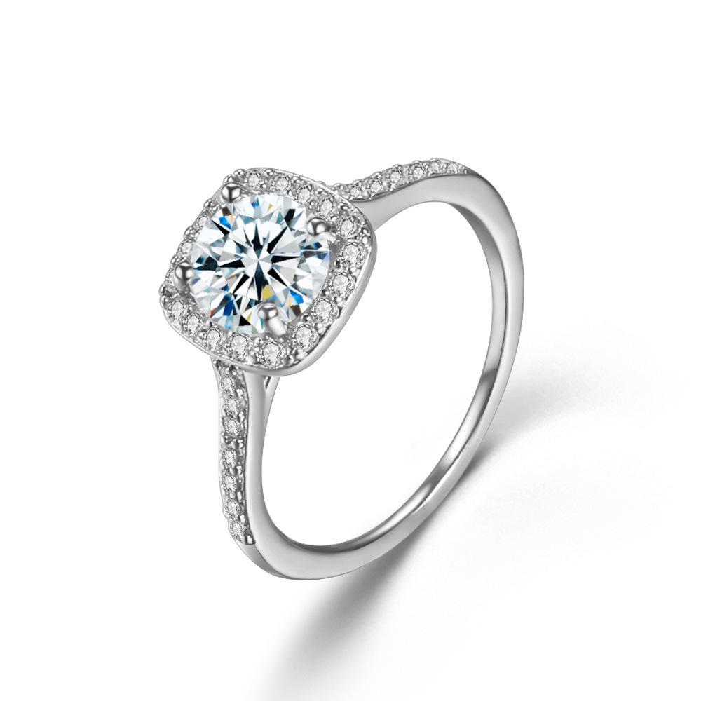 Anello di Zirconi a Forma di Cuore 2023: Design Coreano Lussuoso, Stile Aperto Elegante, Tendenza alla Moda di Alta Gamma