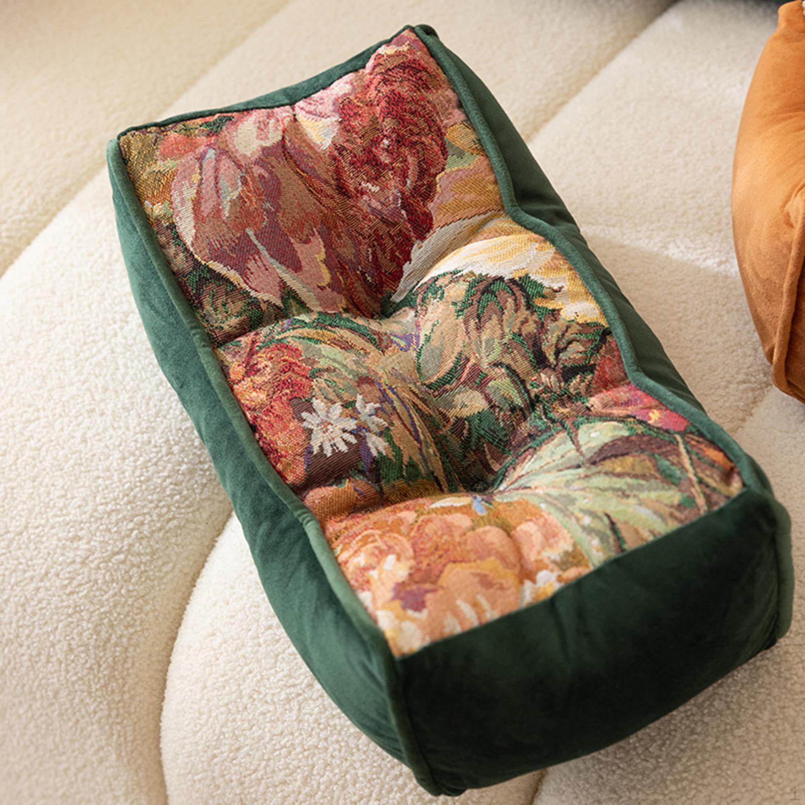 

Декоративная накидная подушка для дивана Элегантная подушка для сиденья Украшение для диванов Peony Dark Green