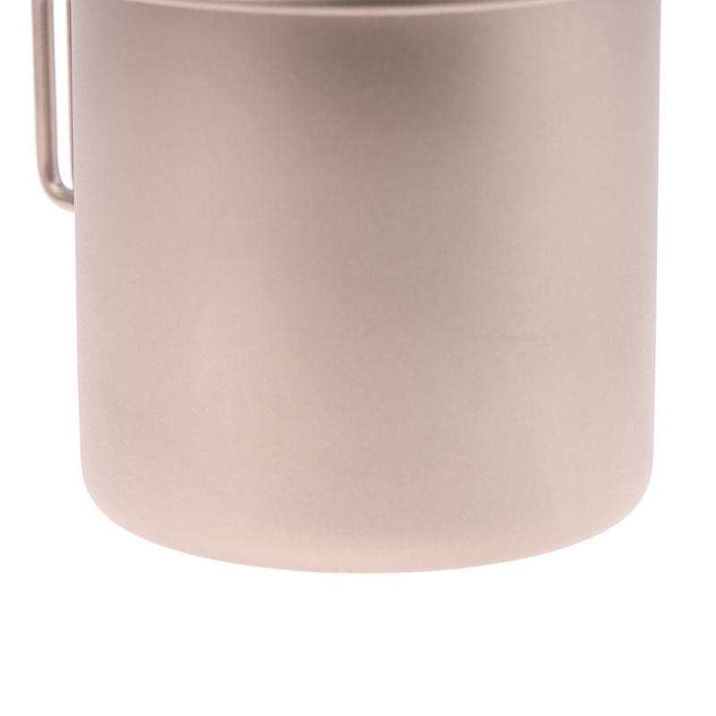 Tazza da campeggio Tazza in titanio Stoviglie da turista Utensili da picnic Attrezzatura da cucina per esterni Attrezzatura da cucina da viaggio Escursionismo