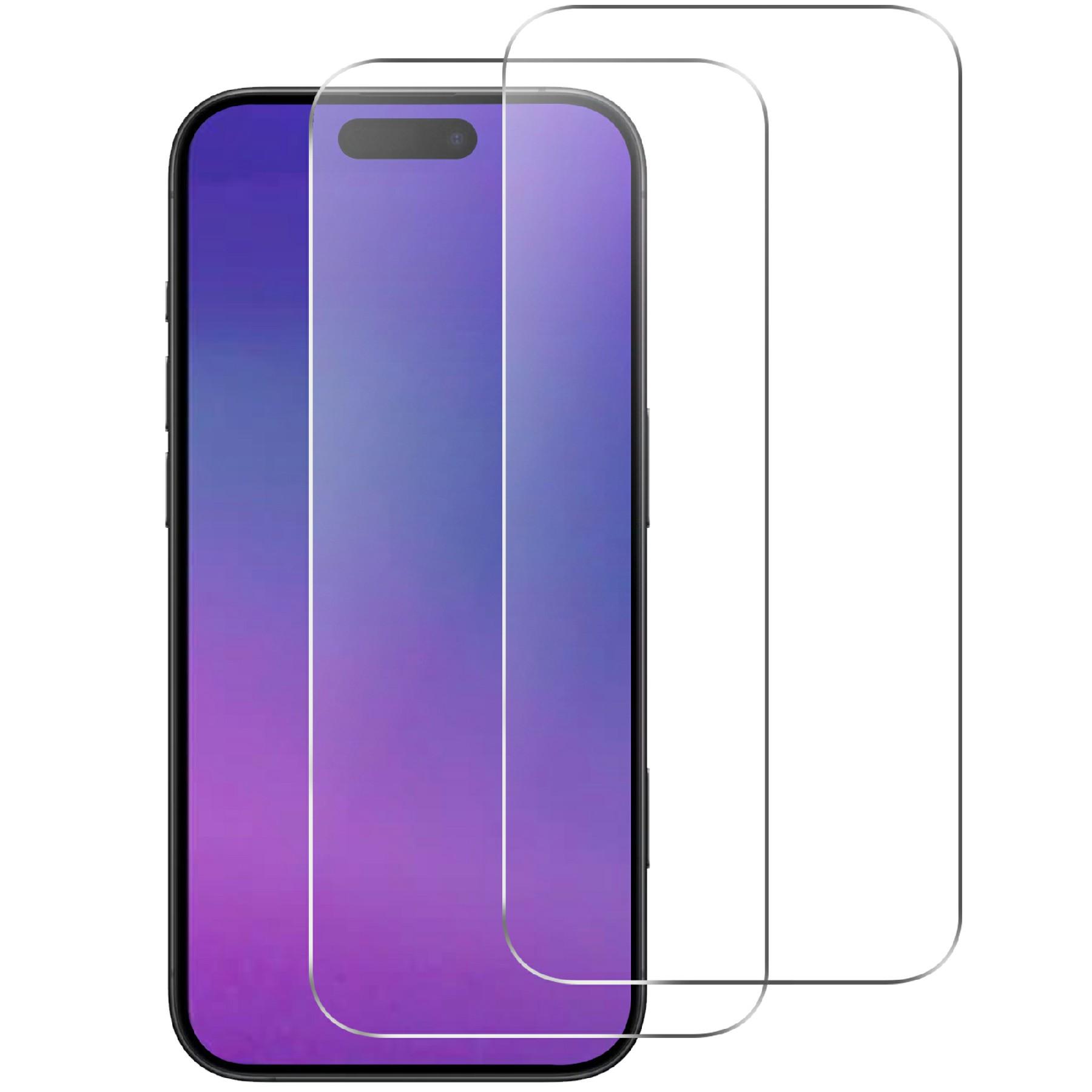

2Pcs For iPhone 17 HD Clear Screen Protector Anti-Explosion 2.5D Arc Edge Tempered Glass Screen Film As Shown A
