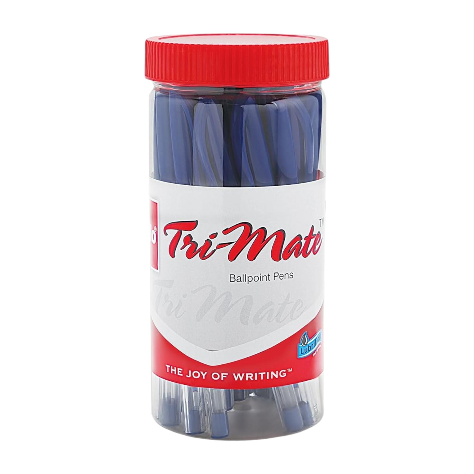 

Cello Trimate Ball Pen Pack of 1 Blue Ink 0.7mm Fine Tip Smooth Writing for Office, School & Home