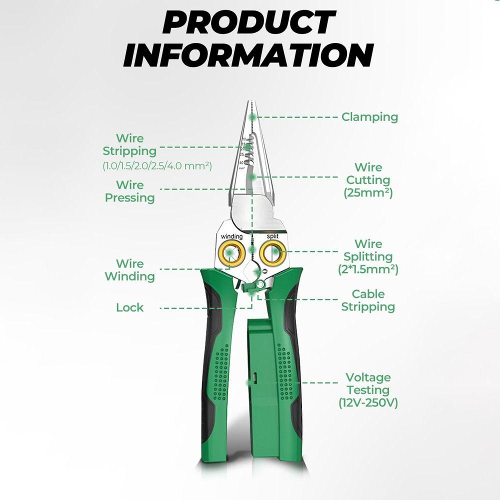 Wire Stripping Insulation Wire Stripping Pliers Multifunction Electrician Tools