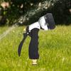 Water Spray Gun High Pressure Metal Water Spray Gun Rust Prevention with Rubber Handle for Car Garden Lawn Wash for Cleaning