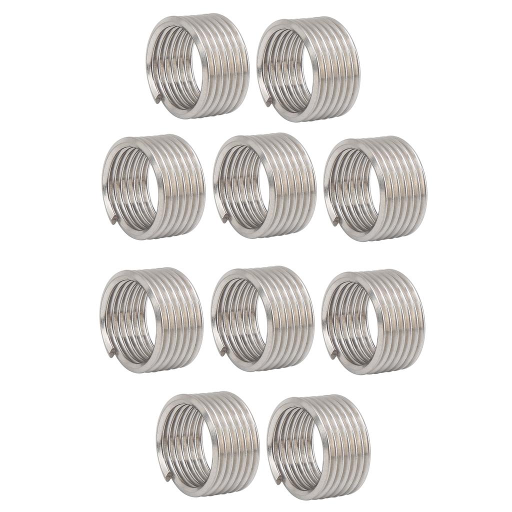 10 ks Závitových opravných vložek Ochranná pouzdra z ocelového drátu Kování M18 x 21D