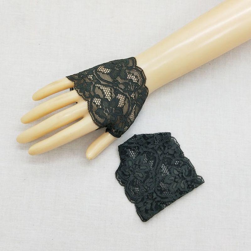 

Летние женские перчатки без пальцев Модные кружевные короткие перчатки Маскирующие шрамы Татуировка Защита от солнца Вождение Без пальцев С открытыми пальцами Тонкое запястье Army Green -9cm One size