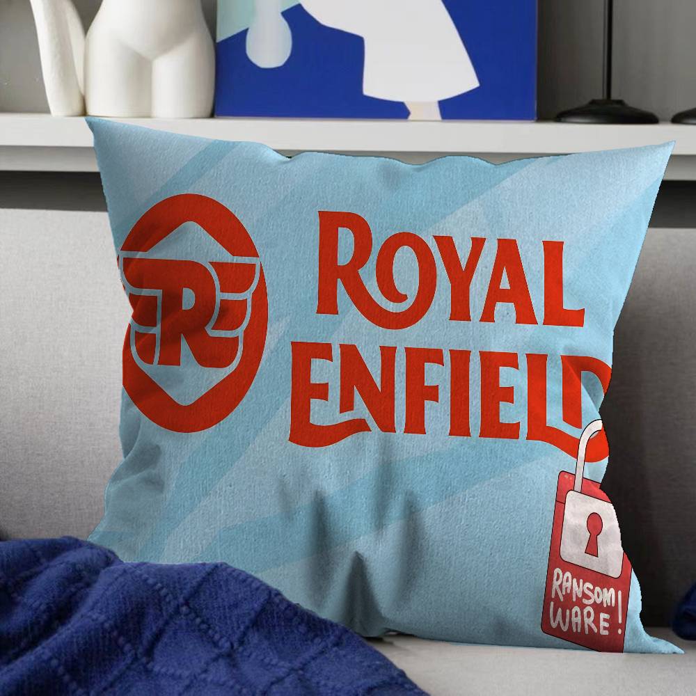 

Moto Racing Royals Enfields Lucky Dragon pillow cover sofa cushion cover home room decoration children gift 30x30 cm