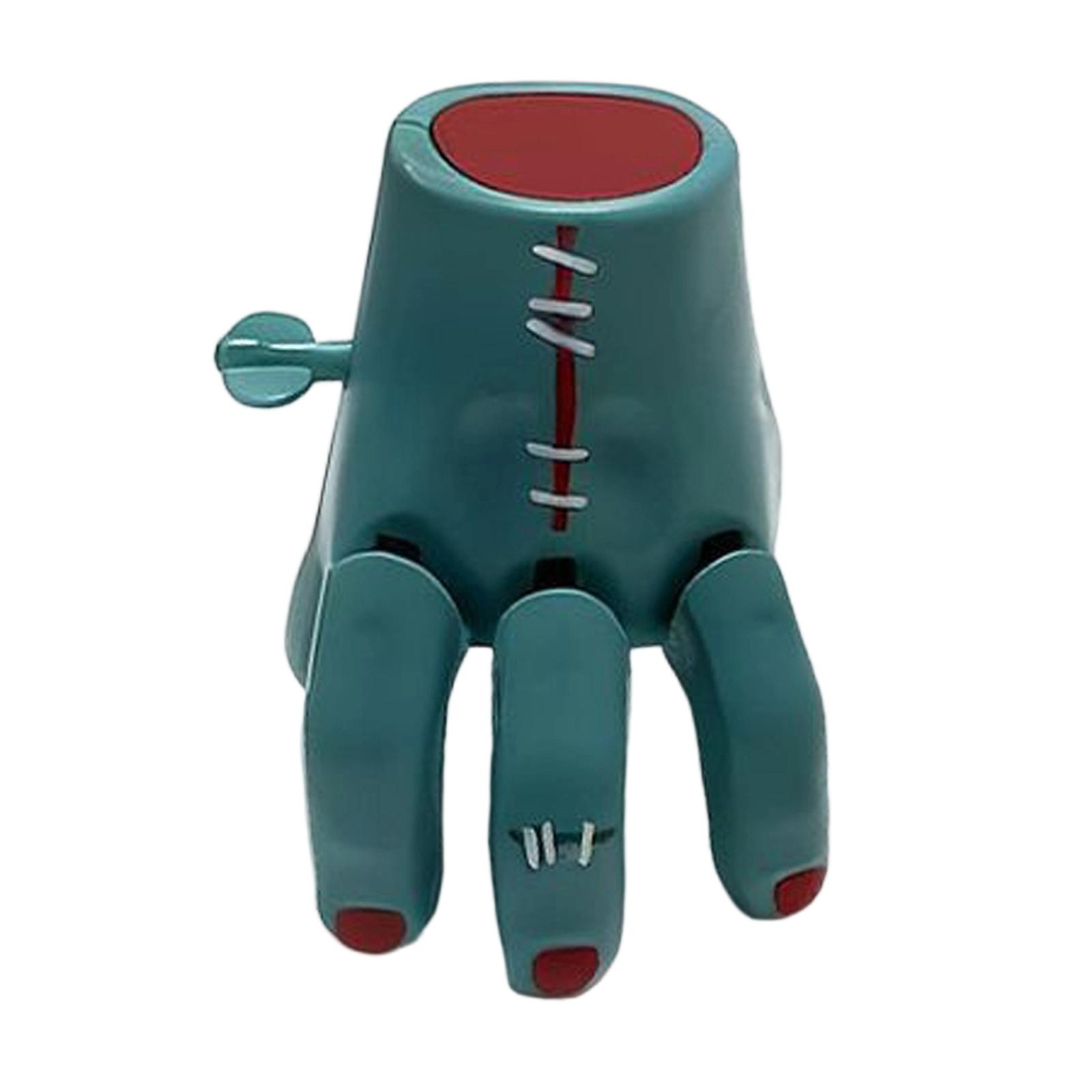 

Novelty Severed Hand Pen Holder with Finger Details and Stitching Design Unique Desk Organizer for Office or Home Use One Size зелёный