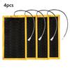 New Built-In Car Seat Heater Kit Fit 1/2 Seats,12V 2/4Pcs Universal Alloy Wire Heating Pads 3 Levels Dual Control Heated Switch