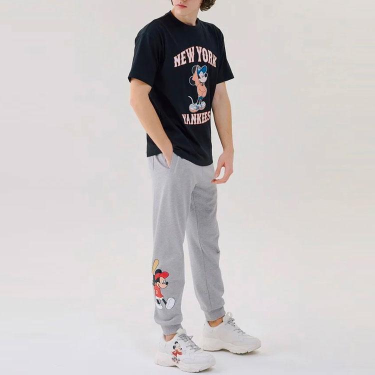 New Disney X MLB X Disney T Shirts Unisex Black 31TSK3031-50L