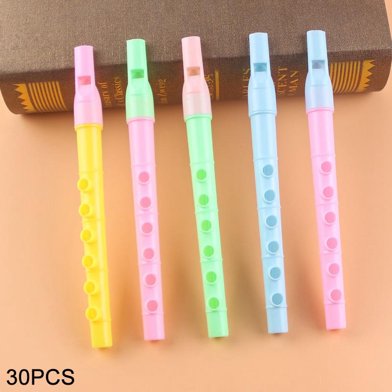 10/20/30Pcs Colorful Flute Toys Kids Birthday Party Favors Supplies Boy Girl Pinata Fillers Goody Bag Carnival Prizes Guest Gift