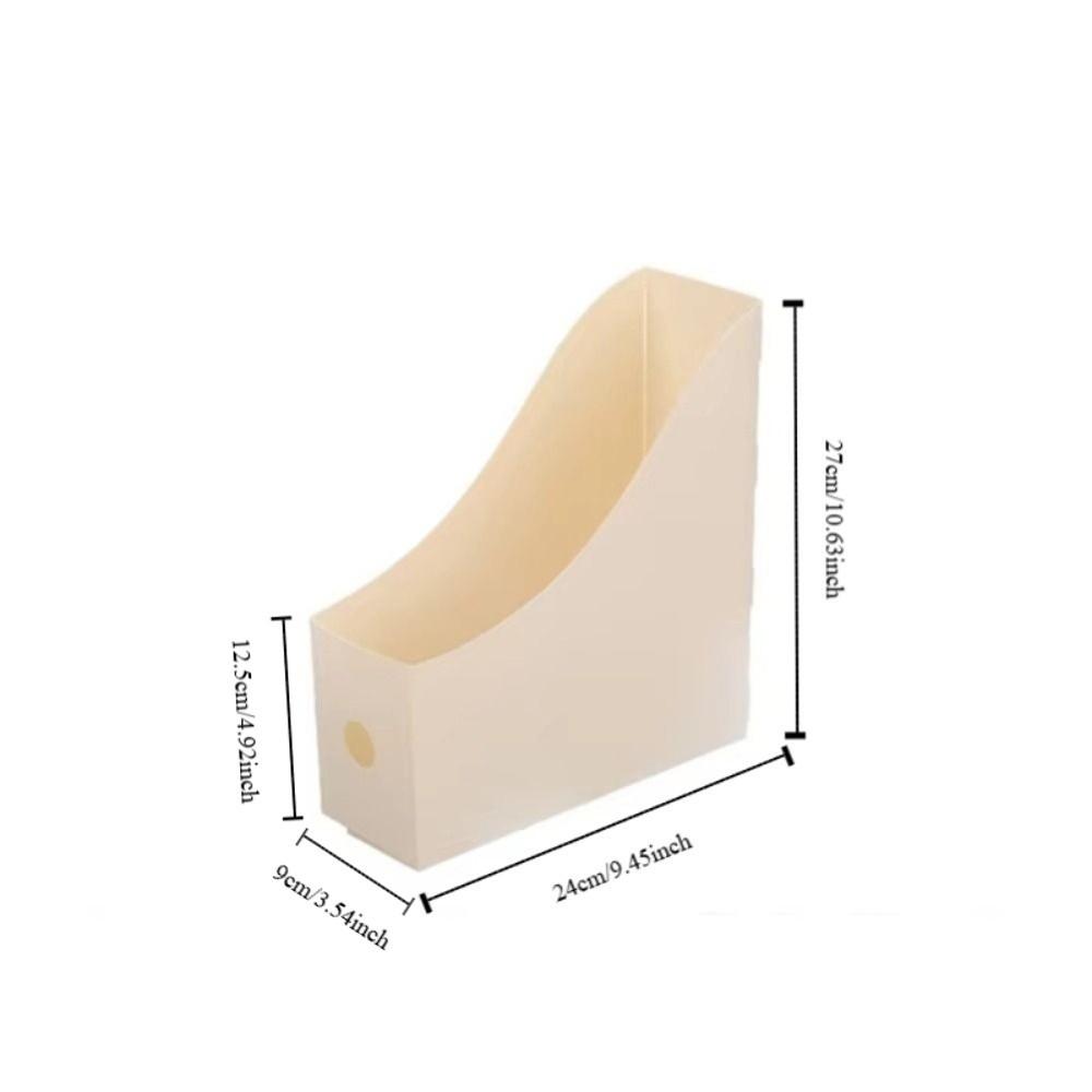 Adjustable Desktop Bookshelf Plastic Material Document Holder Desktop Organizer  Document Storage