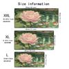 Lotus Flower Mouse Pad Large E-sport Mousepads PC Gaming Office Home Rubber Stitched Edge Rubber Anti-Slip Gamer Long Mousepad